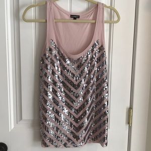 Express sequin tank